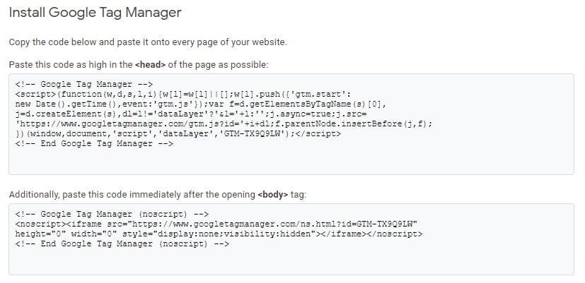 Liste de contrôle technique SEO Google Tag Manager