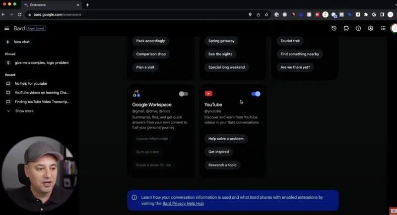 Google Barde YouTube 800x434