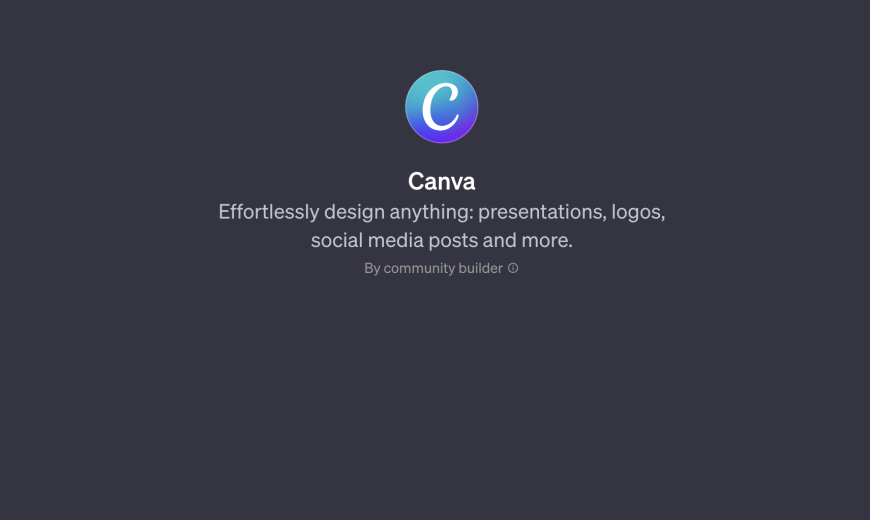b2b gpt pour la conception graphique de Canva