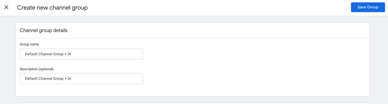 Nommez le nouveau groupe