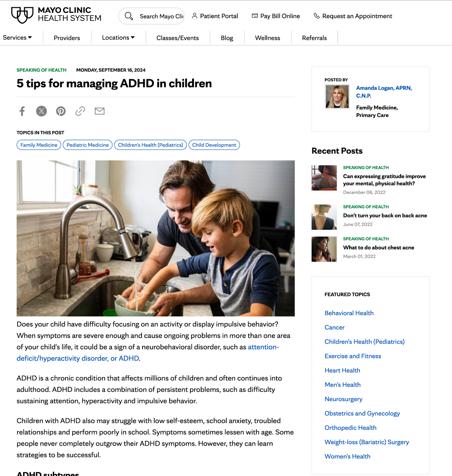 Article de blog sans nom d'auteur