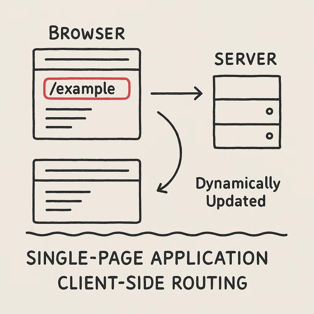 Application à une page (SPA) Route côté client