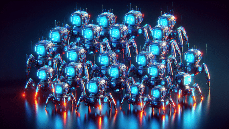 Bots de recherche AI ​​- Image générée par AI